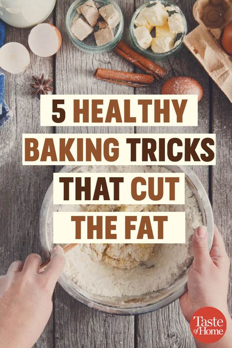 5 Healthy Baking Tricks That Cut the Fat Low Fat Baking Recipes, No Fat Desserts, Low Fat Baked Goods, Healthy Low Fat Desserts, Low Saturated Fat Desserts, Low Fat Cake Recipes, Fat Free Meals, Low Saturated Fat Recipes, Fat Free Cake Recipes