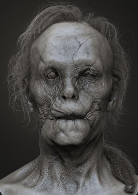 ArtStation - Mason Verger, adam skutt Mason Verger, Fx Makeup, Cthulhu, Special Effects, Drawing Inspo, Oc Ideas, Creature Design, Horror Art, Zbrush