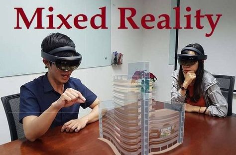 Mixed reality (MR)  is a hybrid environment in which virtual elements or objects are added to the physical environment.   Mixed reality c... Mixed Reality Technology, Mixed Reality, 3d Map, Environmental Studies, Virtual Environment, Physical Environment, World Images, Biochemistry, Global Economy