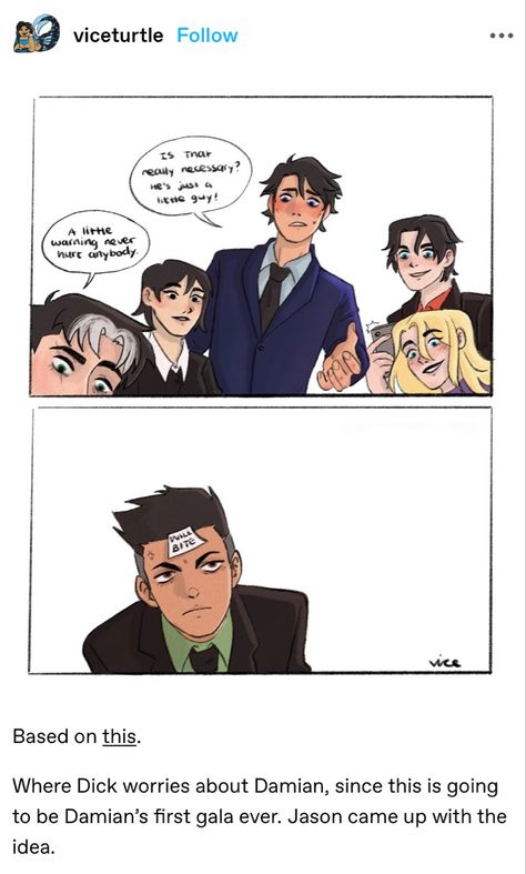 Jason And Damian Fanart, Bat Fam Fanart, Jason Todd Fanart Cute, Batman Family Fanart, Bat Family Fanart, Damian Wayne Fanart, Batfamily Fanart, Dc Comics Funny, Robin Comics