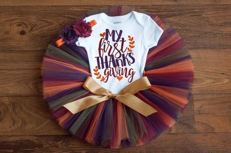 $64.49 First Thanksgiving Outfit Girl, Thanksgiving Newborn, Thanksgiving Tutu, Thanksgiving Dinner Decor, Tutu Size Chart, My First Thanksgiving, Thanksgiving Baby Outfits