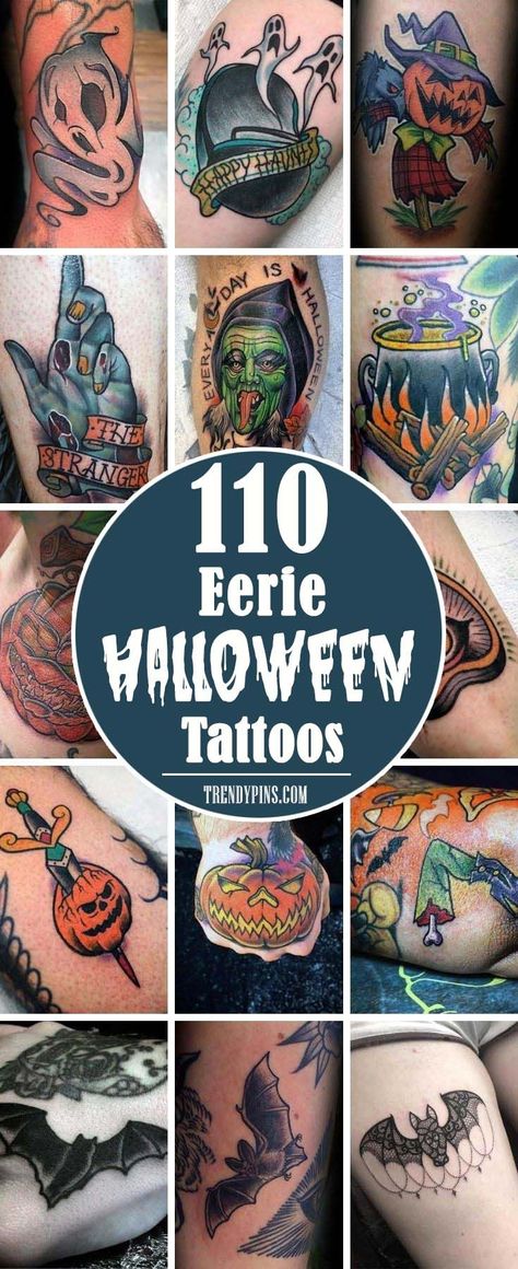 There is no better way to commemorate Halloween than by getting a Halloween-themed tattoo. Horror Theme Tattoo, Halloween Themed Tattoos, Halloween Inspired Tattoos, Movie Character Tattoos, Halloween Tattoos Sleeve, Wholehearted Living, Themed Tattoos, Lantern Tattoo, Nightmare Before Christmas Tattoo