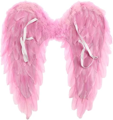 Amazon.com: Feather Halloween Decoration Scene Layout Angel Wings Dance Party Cosplay Costumes Show Masquerade Stage Props (Color : Pink, Size : 45x45cm) : Clothing, Shoes & Jewelry Cosplay Wings, Angel Feather, Black Angel Wings, Feather Angel Wings, Halloween Christmas Decorations, Stage Props, Angel Feathers, Pink Angel, Angel Costume