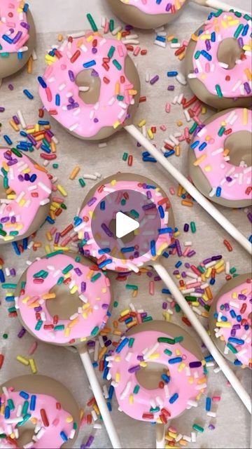 Donut Cake Pops, Cake Pop Tutorial, Donut Day, Donut Cake, Birthday Cake Pops, National Donut Day, Cakepops, Cake Pops, Donuts