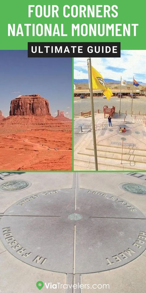 Are you looking for an amazing family vacation destination? Here are all the best tips for visiting the Four Corners National Monument. Visiting the Four Corners of the United States is one of those once-in-a-lifetime experiences that you will never forget. The Four Corners is special because it is where 4 states (Utah, New Mexico, Arizona, and Colorado) all meet. Find out what to do in the area, what there is to do at the National Monument, and so much more. Check out the blog for the details. Utah Roadtrip, Four Corners Monument, Roadtrip Ideas, New Mexico Road Trip, Goals 2024, Utah Trip, Utah State Parks, Southwest Travel, Thanksgiving 2023