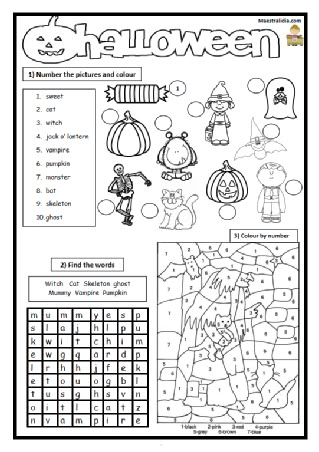 halloween 8-10.2019.pdf Halloween Worksheets Preschool, Halloween Worksheets For Kids, Halloween Elementary, Halloween Worksheet, Halloween Activity Sheets, Halloween Classroom Activities, Halloween Lesson, Halloween Worksheets, Halloween Printables Free