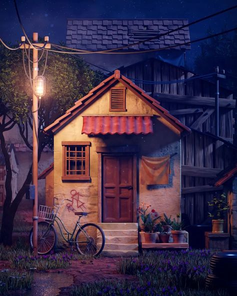 "The village" This is legit fun, an AI image inspired me to create this piece. I downloaded the bicycle model from sketchfab and used the scatter addon for the vegetation. Created everything else in blender. The wall texture is completely procedural and available to download for free on my gumroad. Link in bio :) Follow for more ✨ @blenderartworld @blenderartists . . #blenderrender #blender3d #blendercommunity #blenderartist #blenderart #blender #3dart #3dmodel #3dartists #3dmodelling #... Render Image, Wall Texture, 3d Modelling, Blender 3d, The Village, 3d Art, Textured Walls, Follow For More, Link In Bio