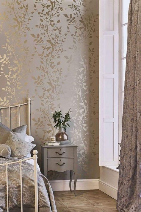 Wallpaper Store, Bedroom Wall Paint, Wallpaper Walls Decor, Design Del Prodotto, Wallpaper Bedroom, Room Wallpaper, Home Wallpaper, Bed Room, Wall Decor Living Room