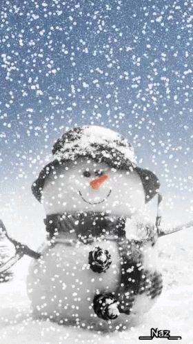 Snowman Christmas GIF - Snowman Snow Christmas - Discover & Share GIFs Snow Day Gif, Snowmen Pictures, Merry Christmas Gif, Winter Szenen, Animated Christmas, Frosty The Snowmen, Winter Magic, Christmas Gif, Winter Scenery