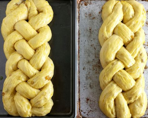 Easter Bread With Raisins, Easter Breads, Bread With Raisins, Italian Easter Recipes, Greek Easter Bread, Sweet Bread Recipe, Easter Bread Recipe, Italian Easter Bread, Easter Foods