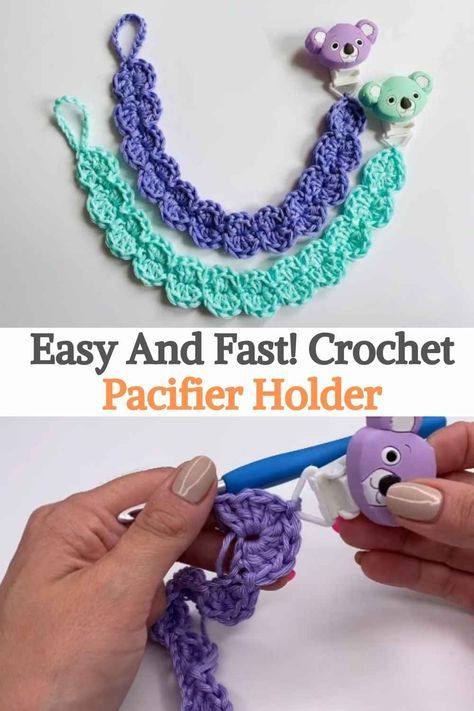 Dummy Clip Crochet Pattern Free, Crocheted Pacifier Holder Free Pattern, Pacifier Clip Diy Crochet, Crocheted Pacifier Holder, Free Pacifier Clip Crochet Pattern, Pacifier Clip Diy Crochet Free Pattern, Pacifier Clip Crochet Pattern, Crochet Pacifier Holder Pattern Free, How To Make Pacifier Clips Diy