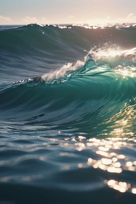 Sea Waves Aesthetic, Ocean Waves Photos, Waves Aesthetic, Water Goddess, Ocean Waves Photography, Beach Entry Pool, Beach Art Painting, Water Images, Waves Photography