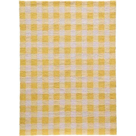 Momeni Geo India Hand Made Wool Geometric Area Rug - On Sale - Bed Bath & Beyond - 33897156 Plaid Area Rug, Momeni Rugs, Plaid Rug, Farmhouse Area Rugs, Hand Hooked Rugs, Yellow Area Rugs, Modern Area Rug, Geometric Area Rug, Rectangular Rugs