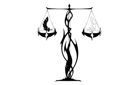 Scales of justice good vs evil Libra Scale Tattoo, Good And Evil Tattoos, Libra Sign Tattoos, Libra Zodiac Tattoos, Libra Symbol, Balance Tattoo, Evil Tattoo, Horoscope Tattoos, Libra Tattoo