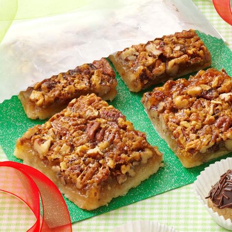 Favorite Pecan Pie Bars Pecan Bars Recipe, Pecan Pie Bars Recipe, Pie Bar Recipes, Pecan Bars, Pecan Pie Bars, Pie Bars, Pecan Recipes, Pie Bar, Bars Recipe