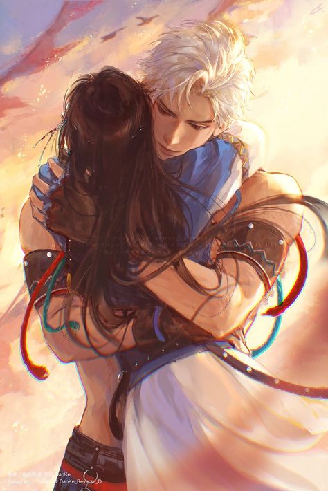 Tight Hug, Princess Pictures, Cute Couple Art, Deep Love, Couple Art, Deep Space, Handsome Anime Guys, Handsome Anime, Cute Anime Couples