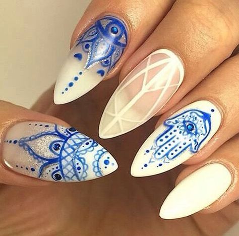 Best Nail Art Designs, Blue Nail, Get Nails, Fabulous Nails, Nail Art Inspiration, Fancy Nails, Creative Nails, Cool Nail Art, Gorgeous Nails