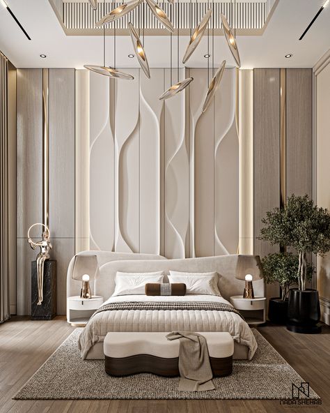 Bedroom Design Trends, Bedroom Interior Design Luxury, Latest Living Room Designs, Wall Panel Design, Minimalist Bedroom Design, Bed Design Modern, Luxury Bedroom Master, Bedroom Bed Design, Living Room Design Decor