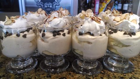 Cannoli Trifle, Marscapone Cheese, Wedding Sayings, Holy Cannoli, Cannoli Cream, Bday Celebration, Dessert Shooters, Dum Dums, Italian Party