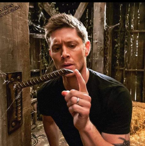 Jensen Ackles Photoshoot, Dean Winchester Funny, Red Hood Comic, Supernatural Cosplay, Jesen Ackles, Supernatural Fan Art, Jensen Ackles Supernatural, John Winchester, Supernatural Pictures