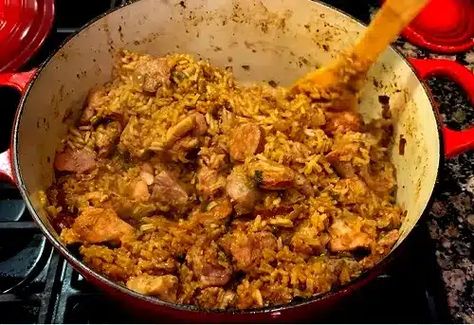 Cajun Ninja Jambalaya Recipe Cajun Ninja Jambalaya Recipe, Pork Jambalaya Recipe, Pastalaya Recipe, Chicken Jambalaya Recipe, Cajun Ninja, Cajun Jambalaya, Chicken And Sausage Jambalaya, Sausage Jambalaya, Cajun Dishes