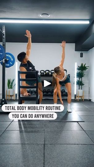 132K views · 9.6K reactions | Full body mobility (with chair options!) 🙌
 
Do each of these drills for 60 seconds/30 seconds per side and your body will definitely thank you! You can perform this circuit as a warm up before your workout, or as a stand-alone 5-minute mobility routine!

Shoes are @vivobarefoot - use code PAK20 for 20% off your order!

#mobility #warmup #mobilityexercises #jasonandlaurenpak | Jason Pak & Lauren Pak | Beyoncé · TEXAS HOLD 'EM Mobility Warm Up, Full Body Mobility, Mobility Workouts, Mobility Drills, Mobility Routine, Staying Strong, Chair Exercises, Body Stretches, Fit Mama