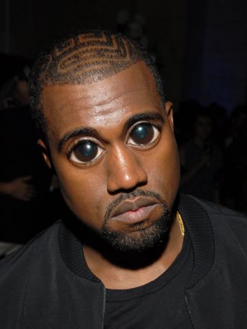 Bug eyed kanye Fresh Cuts, Celebrity Men, Photoshop Fail, Doe Eyes, Smiling Man, Puppy Eyes, Fancy Hairstyles, 10 Reasons, Film Director