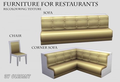 Sims 4 Restaurant Furniture Cc, Sims 4 Booth Seating Cc, Sims 4 Cc Cafe Furniture, Dinner Booth, Restaurant Sims 4, Booth Dining Table, Sims 4 Cc Decor, Sims 4 Restaurant, Cc Eyes