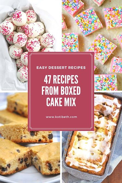 Cake Mix Cookies Bars, Semi Homemade Desserts, Betty Crocker Cake Mix Recipes, Easy Cake Mix Recipes, Cake Mix Dip, Chocolate Box Cake, Cake Batter Fudge, Yellow Cake Mix Recipes, Strawberry Cake Mix Cookies