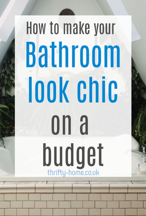 How To Make Your Bathroom Look Chic For Cheap #bathroomdecor #bathroomrenovation #bathroomhacks #bathroommakeover Budget Interiors, Carved Sink, Family Budgeting, Uk Money, Gold Shower Curtain, Bathroom On A Budget, Washroom Decor, Money Saving Advice, Bathroom Hacks