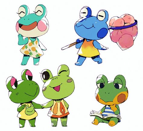 on hiatus again on Twitter: "some frog villagers & Stitches!… " Ideas Animal Crossing, Animal Crossing Fan Art, Animal Crossing Memes, Animal Crossing Characters, Animal Crossing Villagers, On Hiatus, Animal Crossing Game, Pokemon Drawings, Animal Crossing Qr