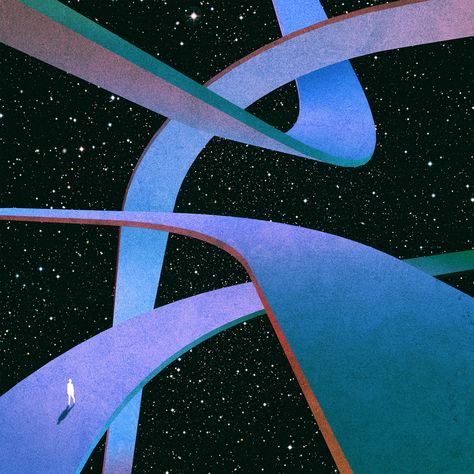 COSMIC GEOMETRY on Behance Visuell Identitet, New Retro Wave, Have Inspiration, Art Et Illustration, Retro Futuristic, Retro Futurism, Sci Fi Art, Surreal Art, Aesthetic Art