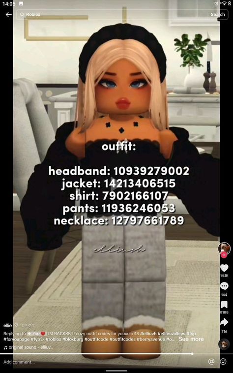 Catalog Clothes, Roblox Outfit Codes, Roblox Catalog, Best Friend Letters, Blocksburg Outfit Codes￼, Berry Codes, Pic Code, French Hat, Diy Birthday Invitations