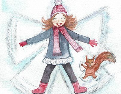 Check out new work on my @Behance profile: "Snow angel" http://be.net/gallery/96137777/Snow-angel Snow Angel Drawing, Snow Angel Illustration, Vowel Activity, Watercolor Angel, Angel Illustration, Illustration For Kids, Christmas Canvas Art, Angel Kids, Angel Drawing