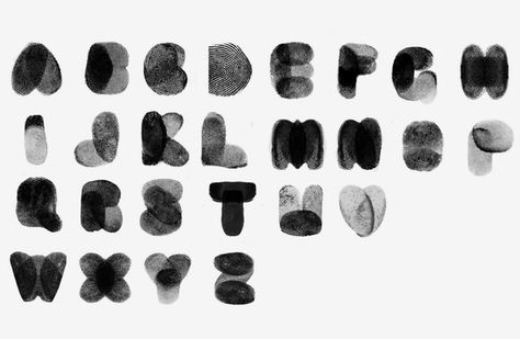 What is Identity? by Petros Varnava, via Behance Type Faces Fonts, การออกแบบ Ui Ux, Type Faces, Thumbprint Art, Experimental Type, Typography Served, Type Face, Typography Alphabet, Art Appliqué