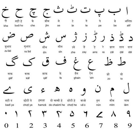 Urdu alphabets- Urdu is one of the most sophisticated languages. It defines beauty and grace and is the language of poets, commonly called shayars in Urdu. Urdu is currently the official language of Pakistan and an identity symbol of Indian Muslims. There are some beautiful facts about Urdu that you must know. Farsi Alphabet, Urdu Alphabet, Persian Alphabet, Urdu Calligraphy, Hindi Alphabet, Language Urdu, Alphabet Arabe, Hindi Language Learning, Urdu Language