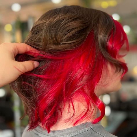 Life is too short for boring hair! Embrace your vivid side with a bold new colour like this Red halo ❤️🍓by @abbeyleebhd To book visit our website bliss@blisshair.com or call 01509 210788 • • • • #redhair #redhalo #evo #evoruby #evohair #bliss #blisshairmagic #loughborough #loughboroughhair #haircolor Red Halo Hair, Red Hair Short, Boring Hair, Halo Hair, Life Is Too Short, Hair Stuff, Hair Envy, Hair Short, Too Short