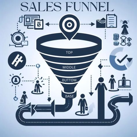 A sales funnel is a vital tool that helps businesses visualize the customer journey towards making a desired action, such as a purchase. 🛍️ The funnel is made up of different stages that represent a buyer's increasing interest in a product or service. At specific points within the sales funnel, landing pages are used to capture leads or conversions. 📈 The stages of the sales funnel and how landing pages fit into the process are as follows: At the Awareness Stage (Top of Funnel), potential c... Customer Journey, Sales Marketing, Sales Funnel, Landing Pages, Venture Capital, Sales Funnels, Shopify Store, Visual Representation, Digital Marketing Strategy