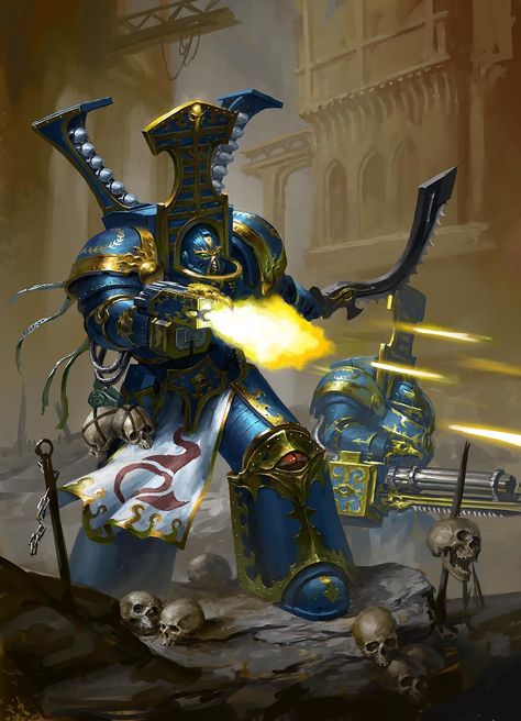 Warhammer 40k Thousand Sons, Warhammer 40k Factions, 40k Thousand Sons, Roboute Guilliman, Chaos Marine, Space Marines 40k, Warhammer 40k Chaos, Space Marine Art, Chaos 40k