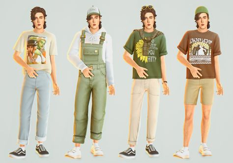 ~ YAN OUTFITS ~                                  when you don't want to bother... 1.... Sims 4 Mm Cc Mens Clothes, Sims 4 Cc Maxis Match Socks, Sims 4 Cc Accesory Jacket, Sims 4 Maxis Cc Male, Sims 4 Male Outfits Maxis Match, Maxis Match Mens Cc, Ts4 Mm Male Clothes, Sims 4 Cc Mm Male Clothes, Sims 4 Men Clothing T Shirts