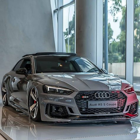 AudiLOOO❤VER on Instagram: “🔥Bagged Nardo RS5 Coupé🔥 Get 10% off tuning products by @ultimatecustomsuk when you use Code 'audilover' at checkout🔥 .  Get 10% off tuning…” Rs5 Coupe, Dream Cars Audi, Luxury Cars Audi, Audi Rs5, Lux Cars, Audi Sport, Super Luxury Cars, Best Luxury Cars, Audi Cars