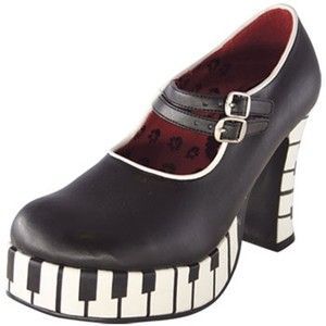 Music Shoes, Dr Shoes, Funky Shoes, Piano Keyboard, Piano Keys, Mia 3, Emo Outfits, Music Fashion, Character Outfits