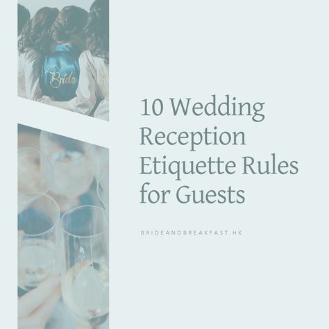 Aside from arriving at the venue early, what other rules should you follow when attending wedding receptions? Find out at the 🔗 in our bio! Wedding Rules For Guests, Dress Etiquette, Etiquette Rules, Black Tie Optional, Bride And Breakfast, Wedding Etiquette, Wedding Receptions, Wedding Guide, Wedding Tips