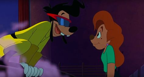 Goofy Movie Characters, The Goofy Movie, Max And Roxanne, A Goofy Movie, Goof Troop, Disney Animated Movies, Goofy Movie, Disney Songs, Prom Photos