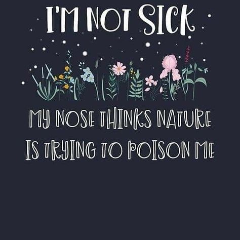 Allergies Quotes Funny, Spring Allergies Funny, Allergies Quote, Allergy Memes, Allergies Funny, Spring Allergies, Seasonal Allergies, Memories Quotes, Bones Funny