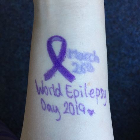 Epilepsy awareness- world epilepsy day 2019- purple day #medicalsister Purple Day, With All My Heart, Infinity Tattoo, Medical, Purple