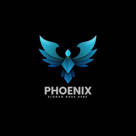 Phoenix Logo Design Graphics, Phoenix Logo Symbols, Fenix Logo, Phoenix Logo Design, Logo Bird, Phoenix Images, Phoenix Logo, Falcon Logo, Bird Logo Design