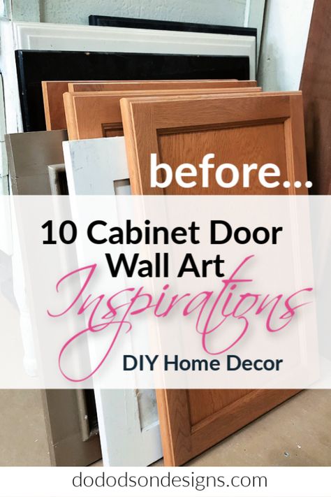 10 ways to up-cycle cabinet doors. Upcycle Kitchen Cabinet Doors, Reuse Cabinet Doors Ideas, Recycled Cabinet Doors, Wood Cabinet Doors Ideas, Headboard Made From Cabinet Doors, Stencils For Cupboard Doors, Ideas For Old Cabinet Doors, Upcycle Cabinet Doors Diy Projects, Cabinet Door Diy Projects