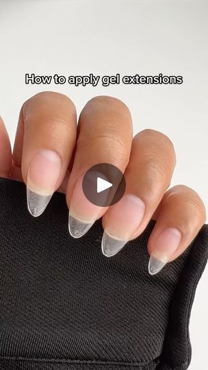 Gel Polish Nail Extensions, Gel Nail Tips And Tricks, Beauty Tips And Tricks, Gel Nail Extensions, Gel Nail Tips, Gel Extensions, Nails At Home, Nail Extensions, Nail Tutorials