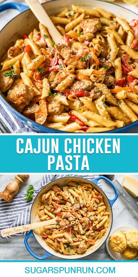 Ziti Noodles, Easy Cajun Chicken Pasta, Creamy Cajun Chicken Pasta, Creamy Chicken Pasta Recipes, Chicken Penne Pasta, Creamy Cajun Chicken, Cajun Chicken Pasta Recipes, Chicken Pasta Dishes, Chicken Penne